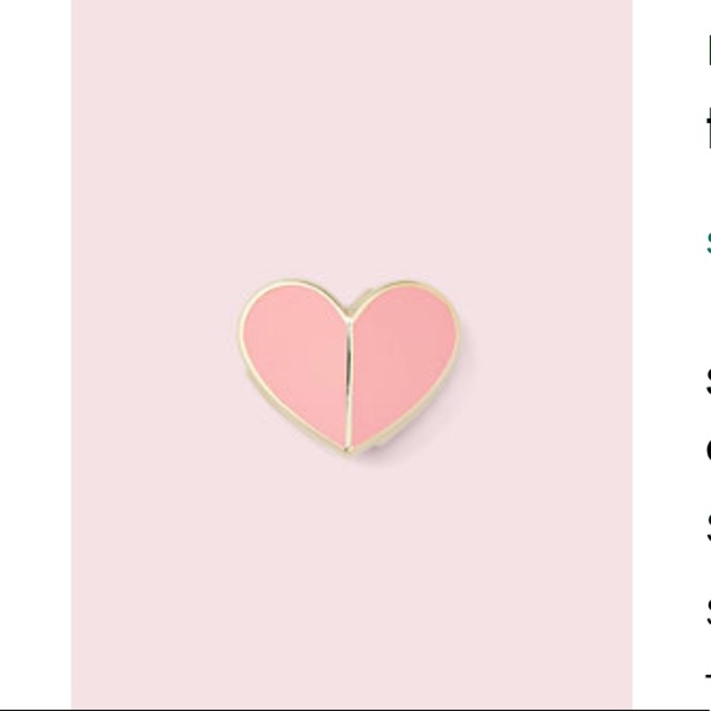 Kate Spade enamel twistlock